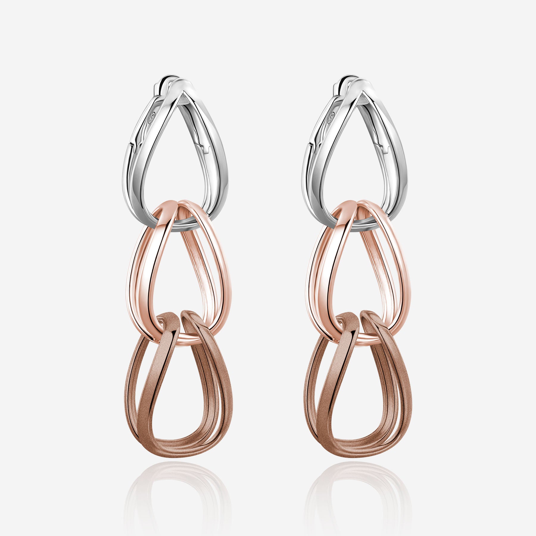 Pianegonda Drop earrings - TECUM - 925‰ Sterling silver, Bronze