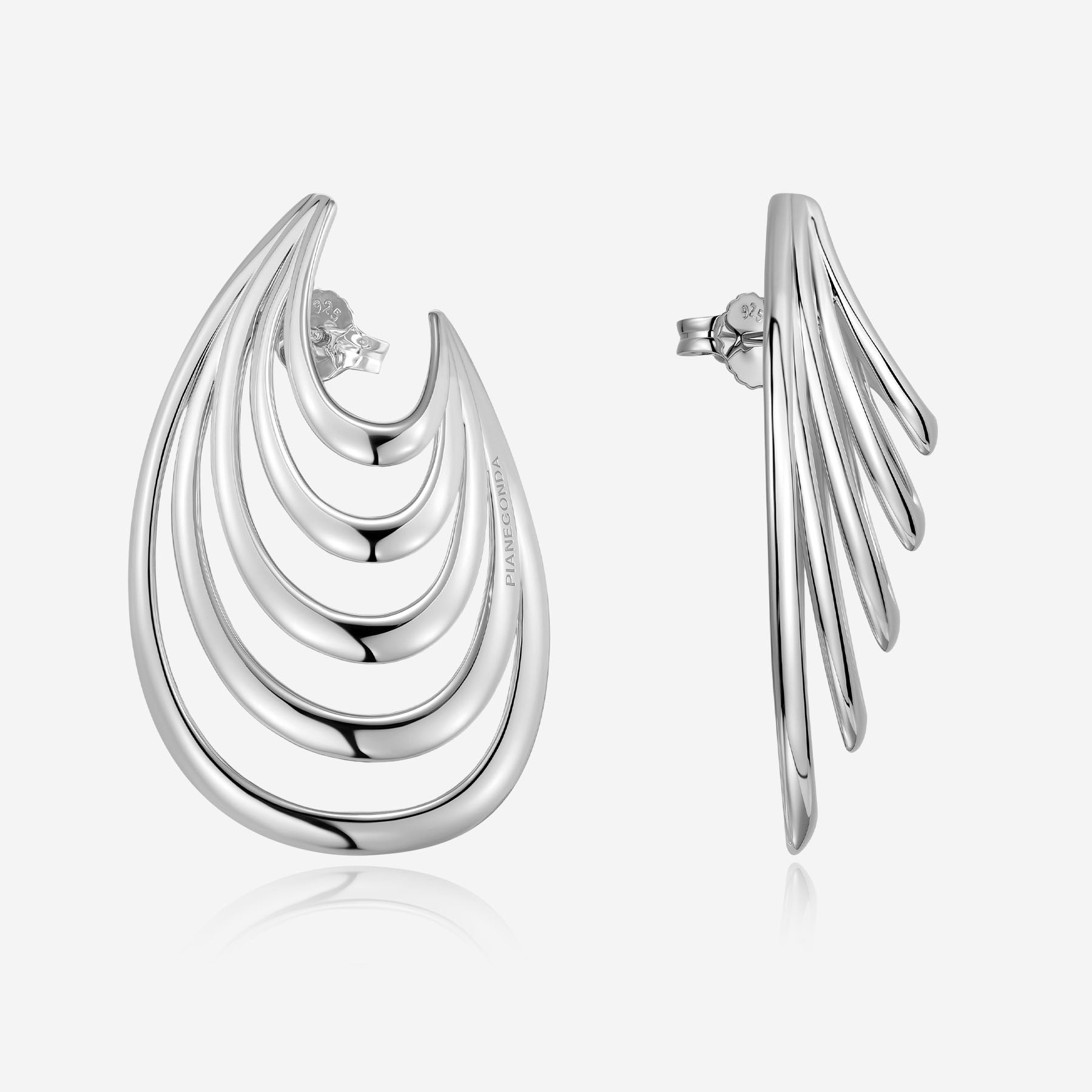 Pianegonda Big stud earrings - View 2