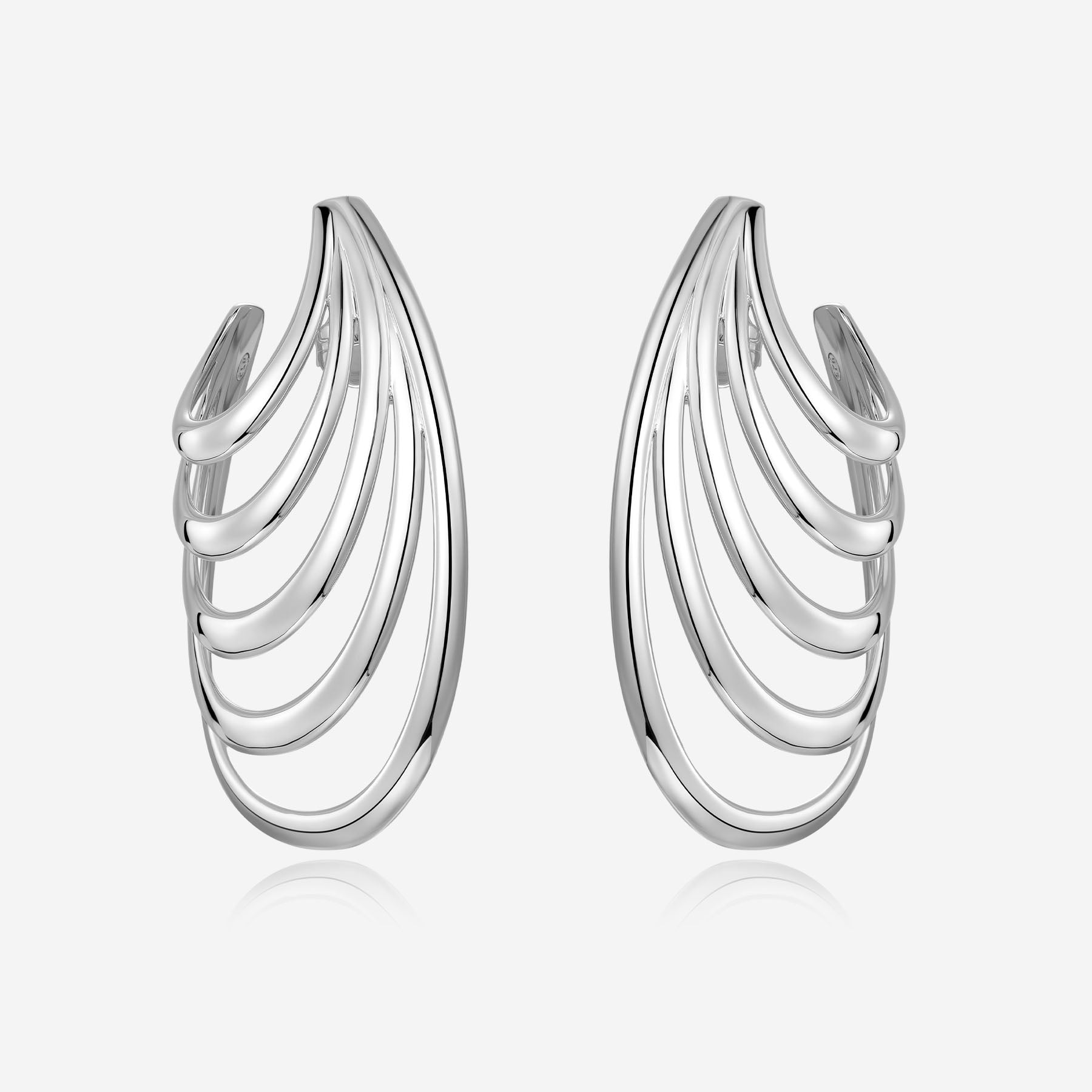 Pianegonda Big stud earrings - TECUM - 925‰ Sterling silver