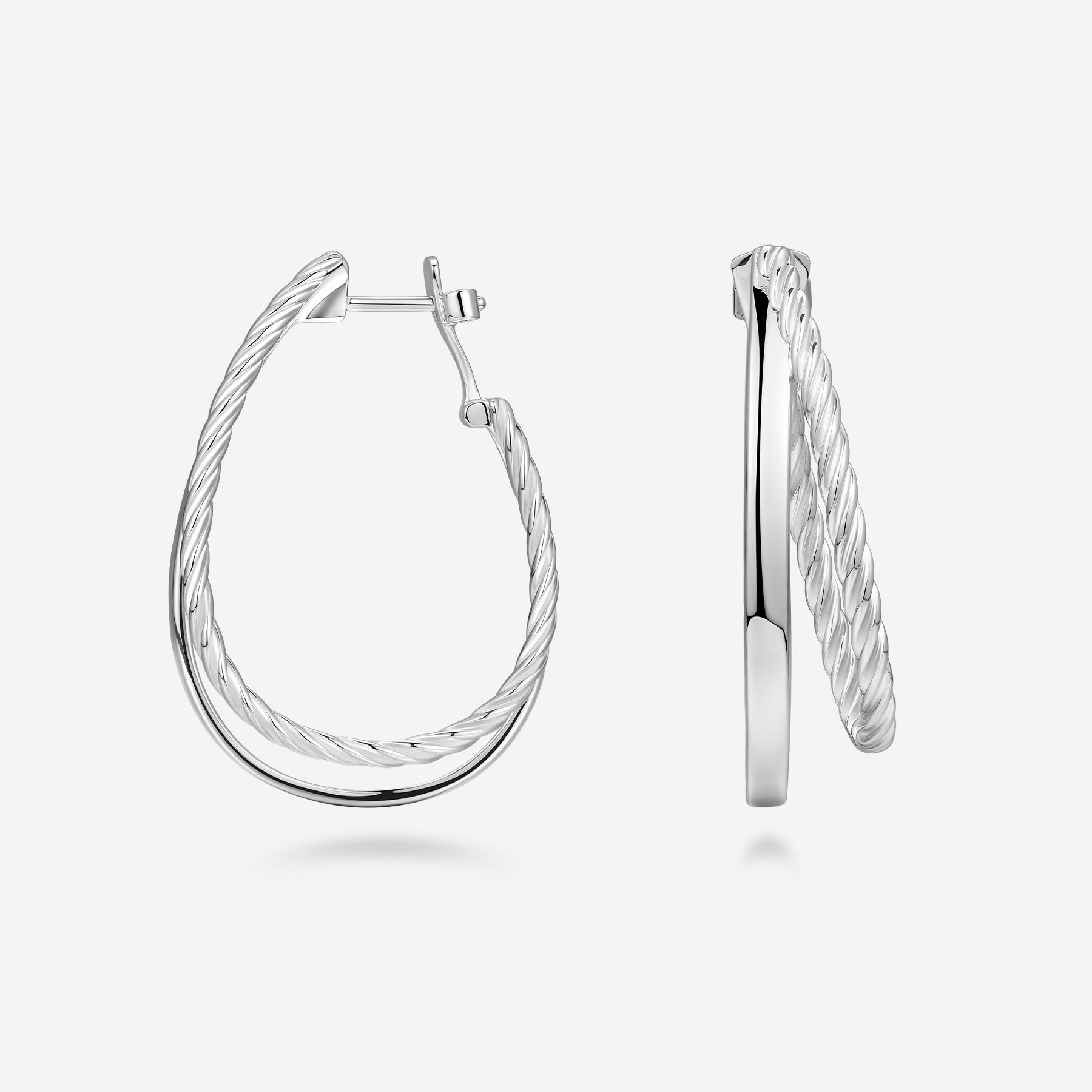 Pianegonda Double hoop earrings - View 2