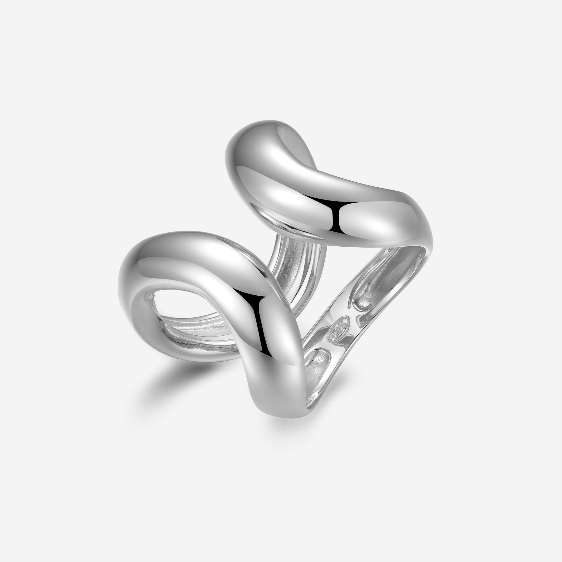 Pianegonda Double band ring - TECUM - 925‰ Sterling silver