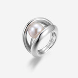 Pianegonda Double band ring - TECUM - 925‰ Sterling silver