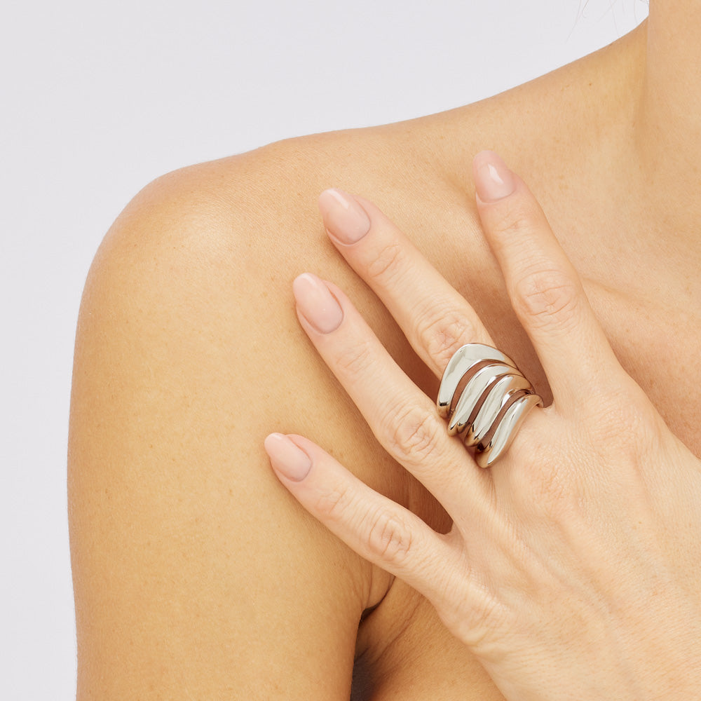 Pianegonda Multi-string ring - View 3
