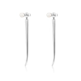 Pianegonda Pendant Earrings with natural pearls - View 5