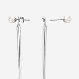 Pianegonda Pendant Earrings with natural pearls - View 2