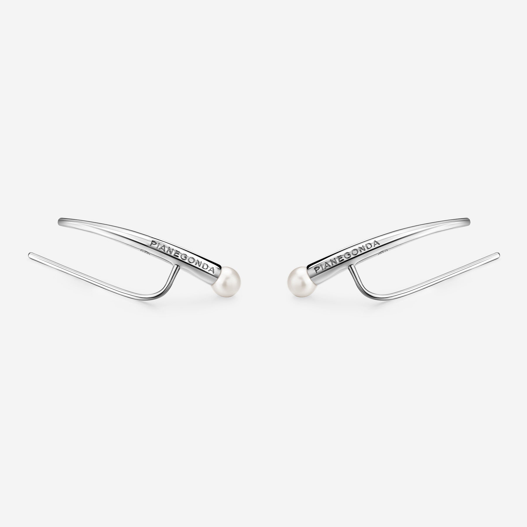 Pianegonda Earrings with natural pearls - CUSPIS - 925‰ Sterling silver