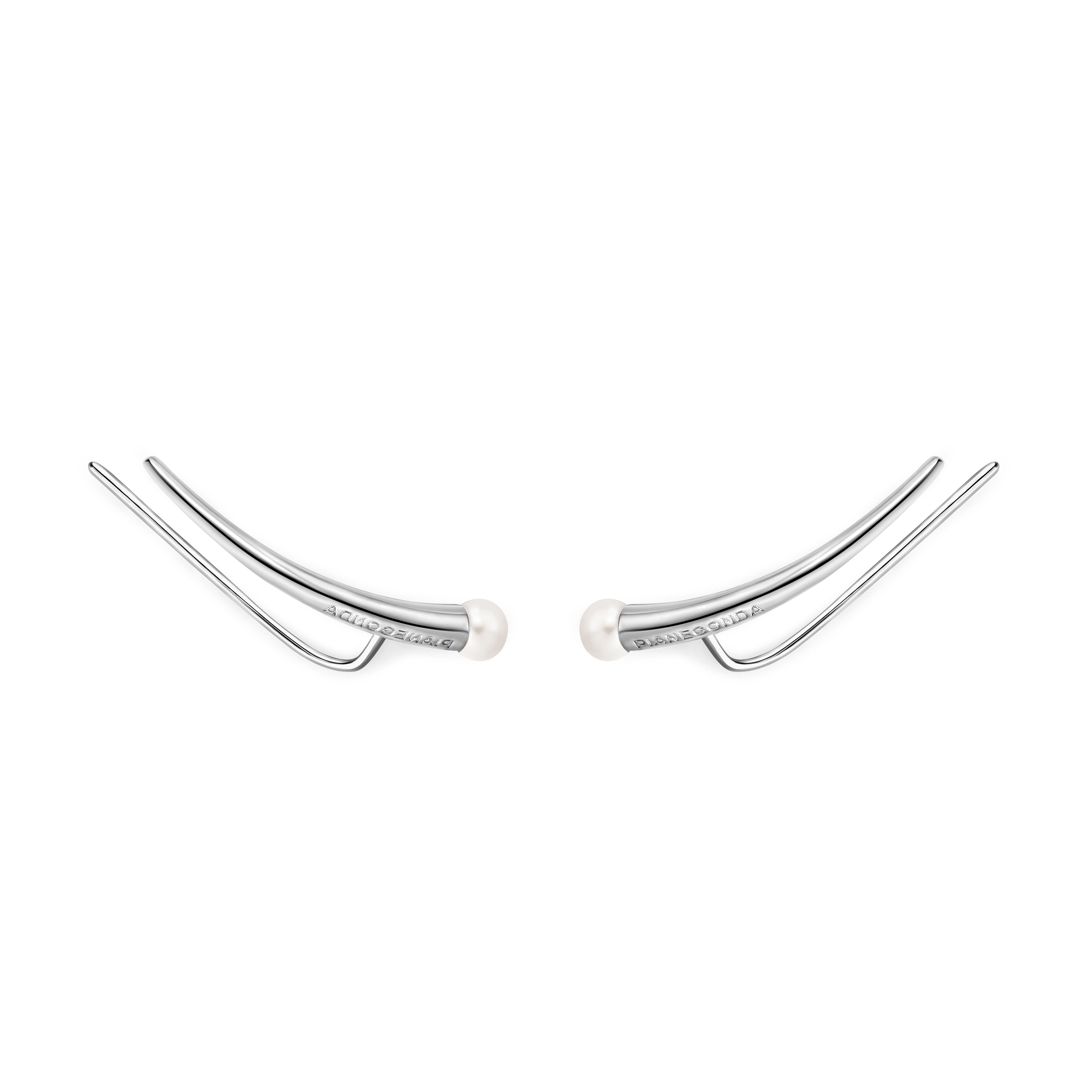 Pianegonda Earrings with natural pearls - View 5