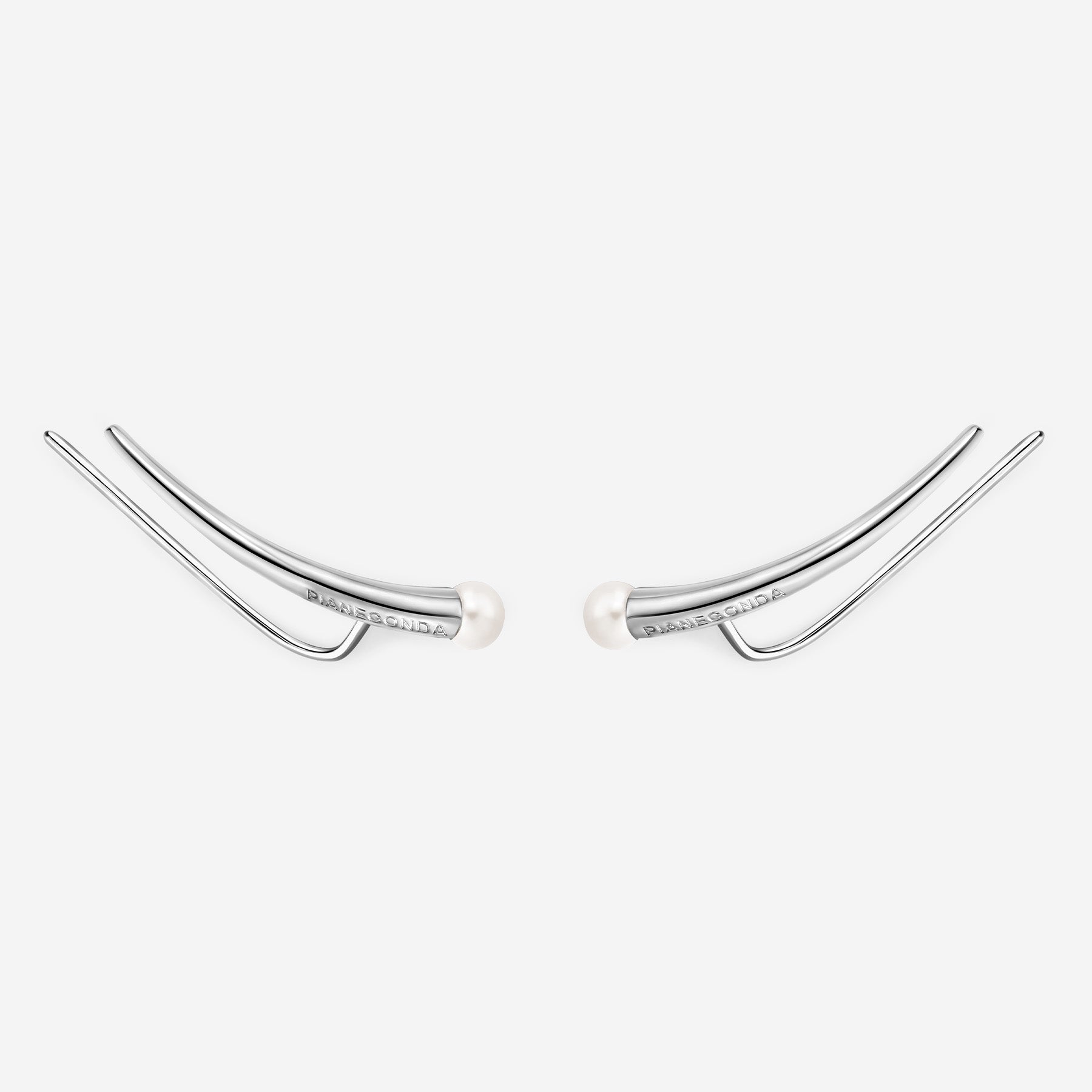 Pianegonda Earrings with natural pearls - View 2