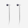 Pianegonda Pendant Earrings with natural pearls - CUSPIS - 925‰ Sterling silver