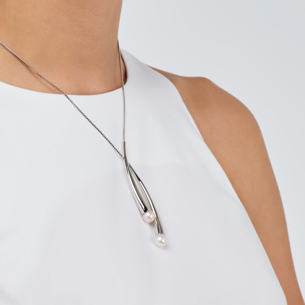 Pianegonda Necklace with natural pearls - View 4