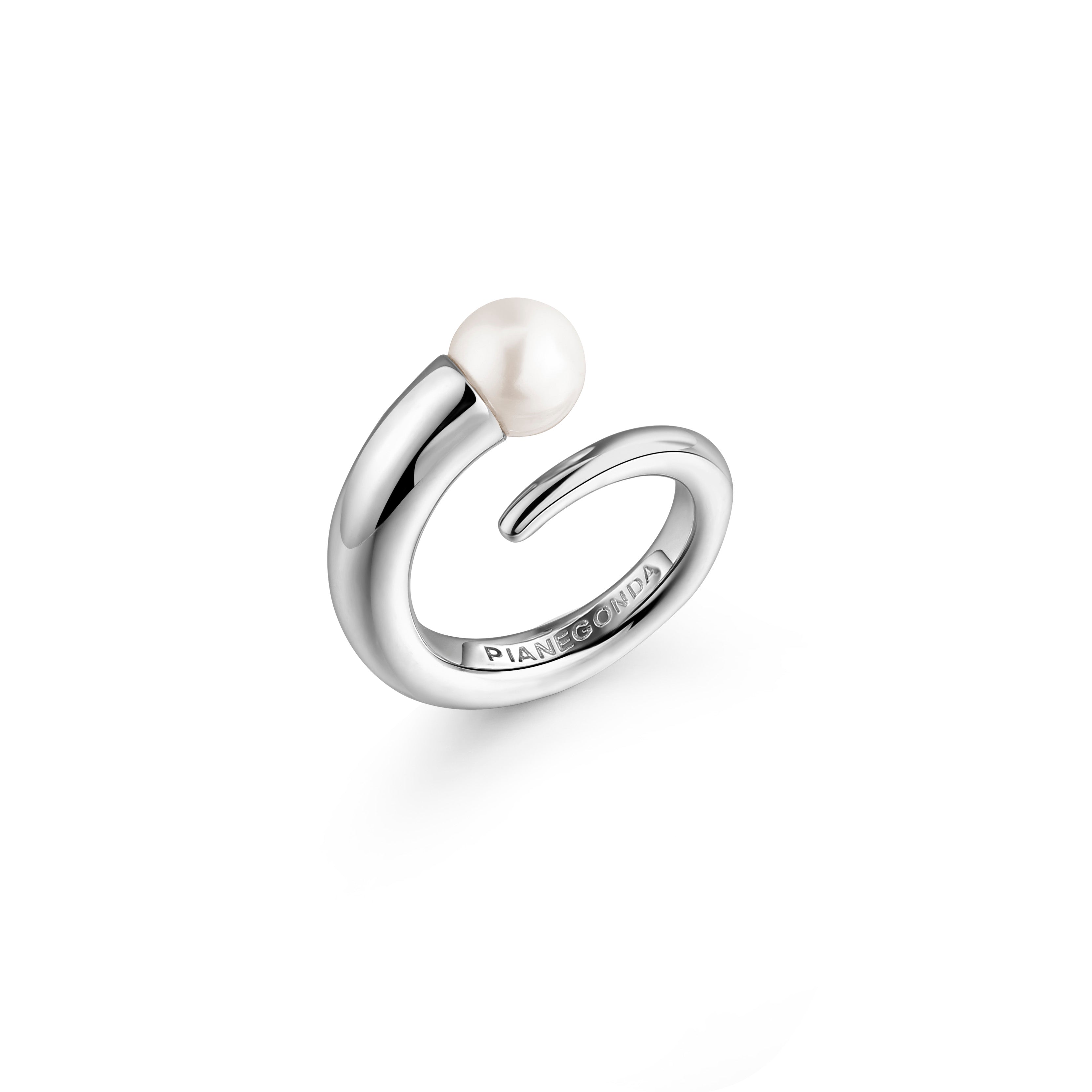 Pianegonda Ring with natural pearl - View 4