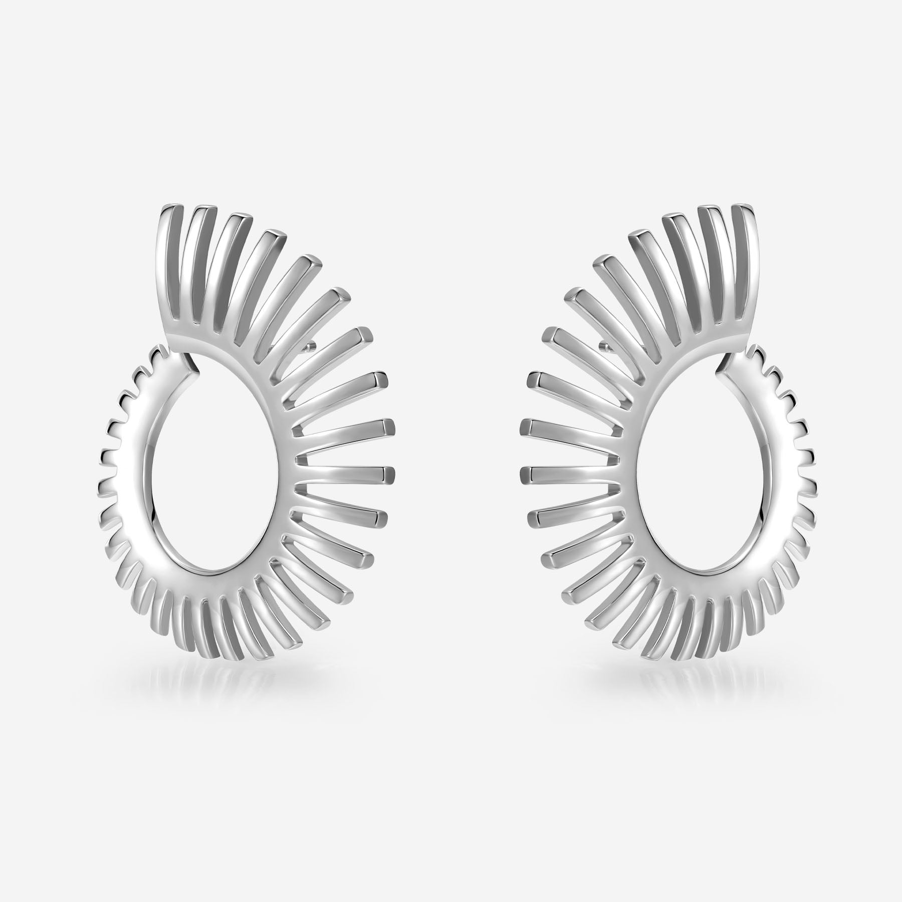 Pianegonda Semicircle earrings - DORIFORA - 925‰ Sterling silver