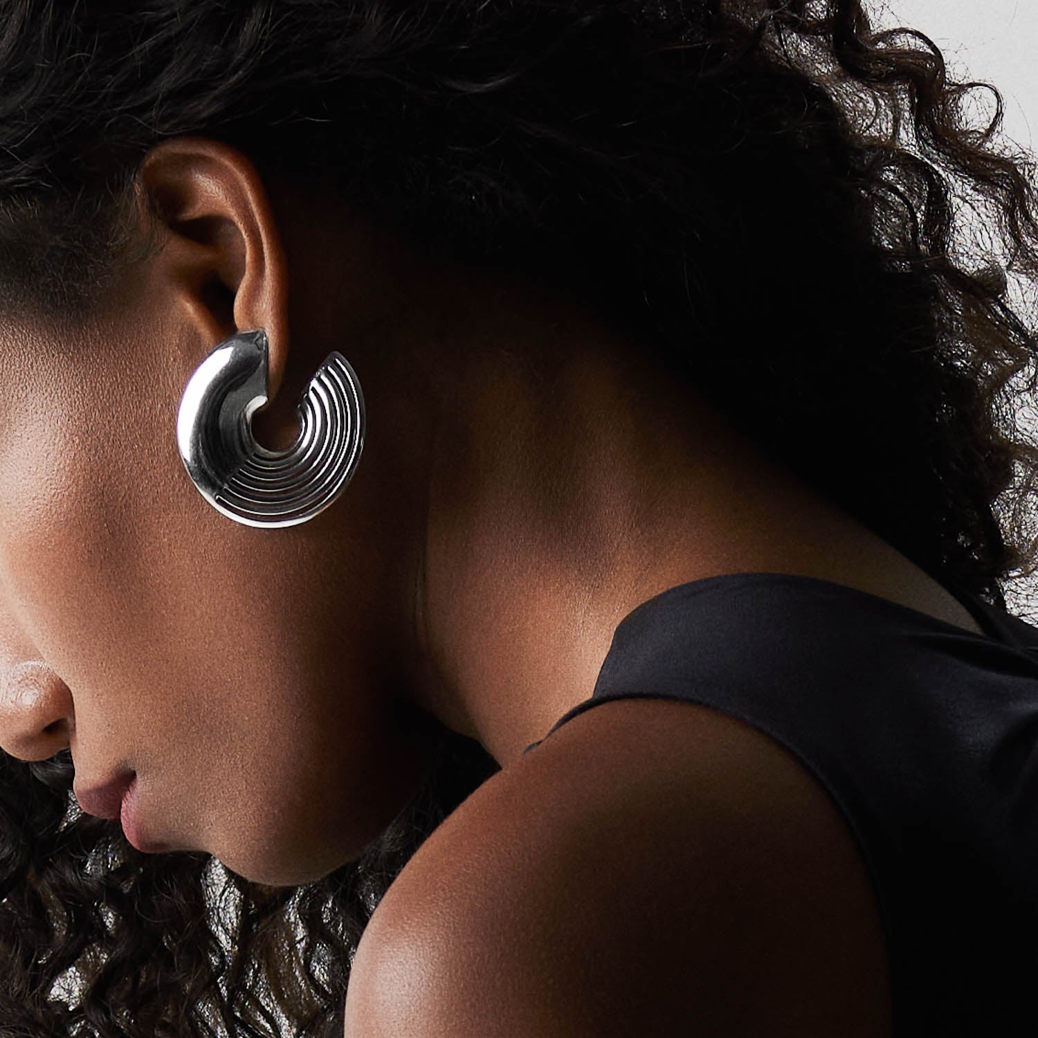 Pianegonda Half-hoop stud earrings - View 3
