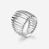 Pianegonda Wide band ring - DORIFORA - 925‰ Sterling silver