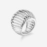 Pianegonda Wide band ring - DORIFORA - 925‰ Sterling silver