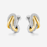Pianegonda Stud earrings - FOEDUS - 925‰ Sterling silver, 18 kt Gold Plating