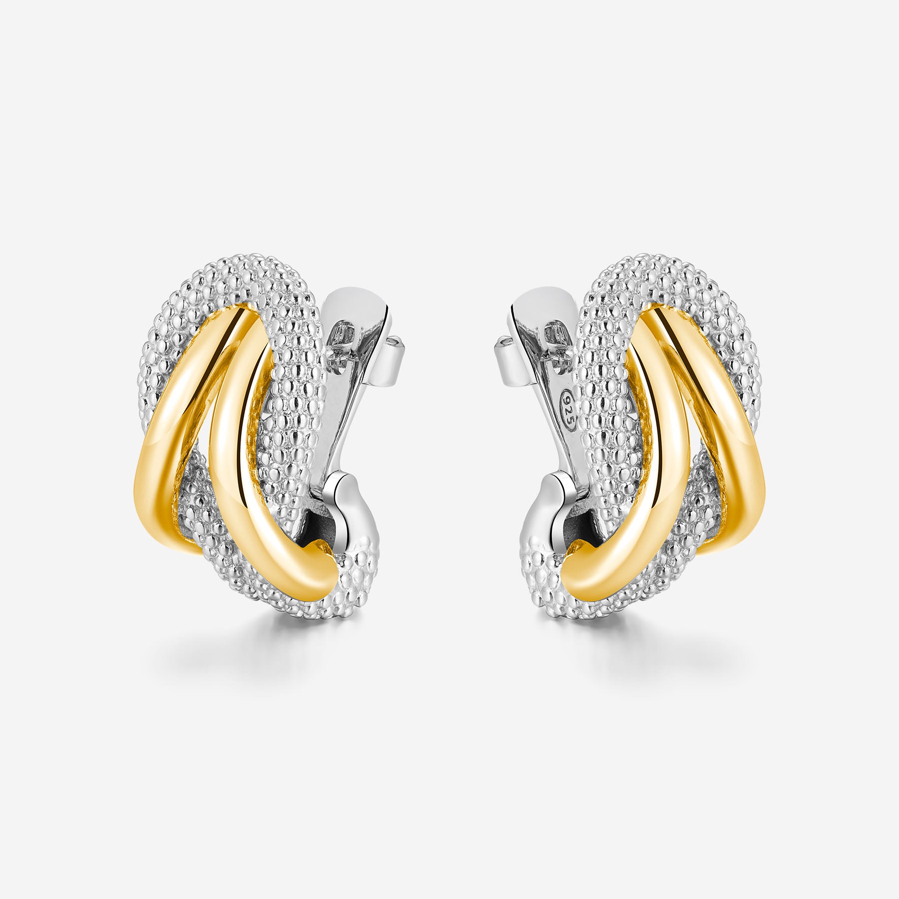 Pianegonda Stud earrings - FOEDUS - 925‰ Sterling silver, Gold Plating