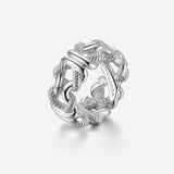 Pianegonda Braided ring - FOEDUS - 925‰ Sterling silver