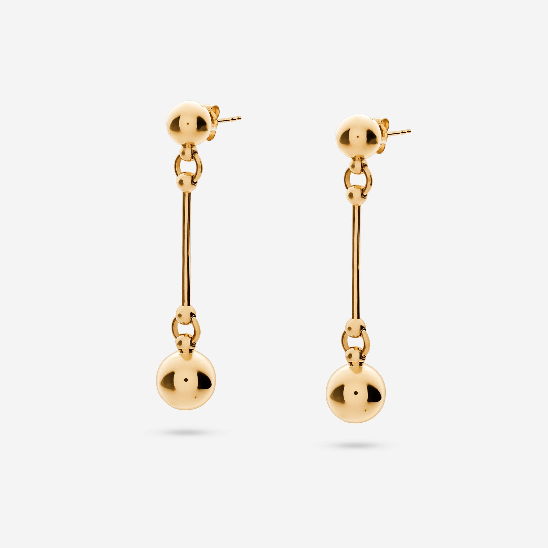 Pianegonda Love long earrings - ASSOLUTO GOLD - 18 kt Gold