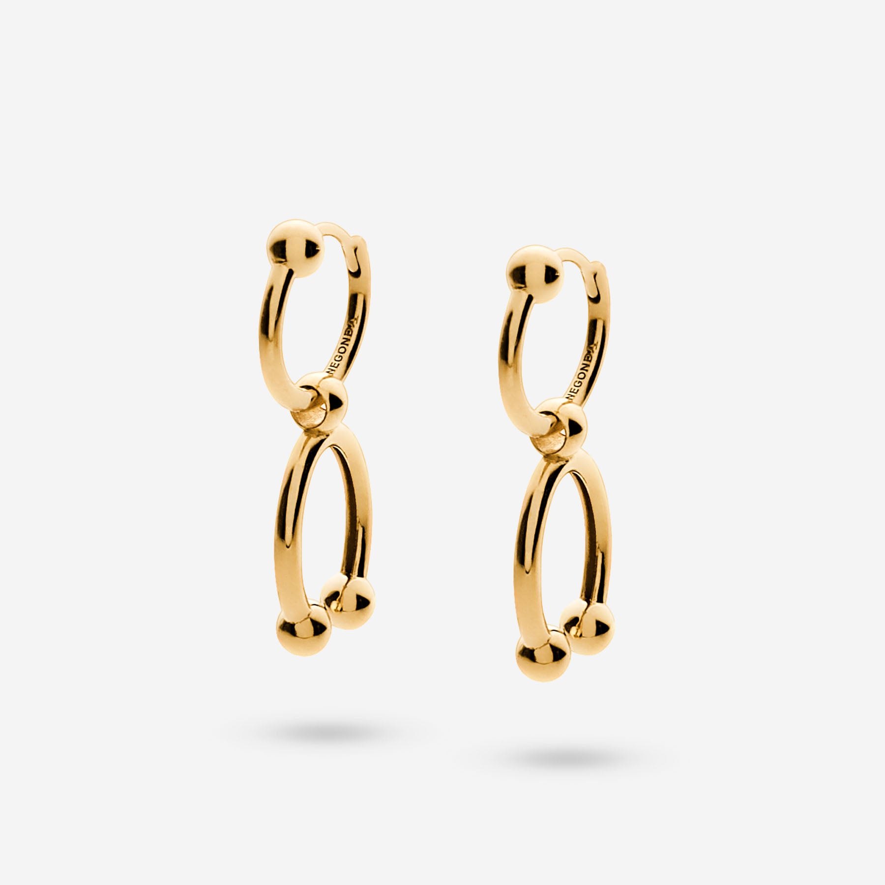 Pianegonda Fortune hoop earrings - ASSOLUTO GOLD - 18 kt Gold