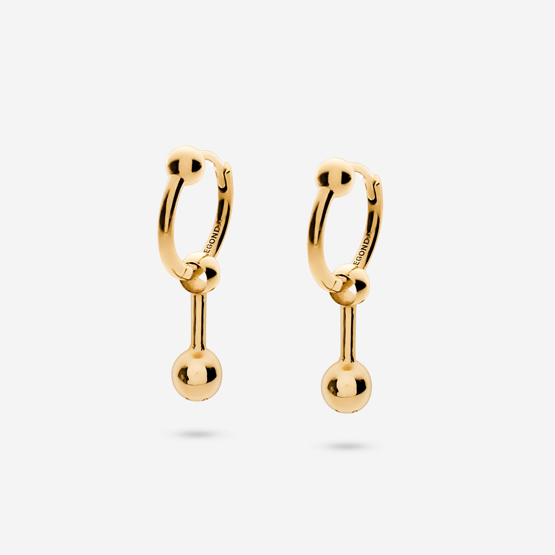 Pianegonda Life hoop earrings - ASSOLUTO GOLD - 18 kt Gold
