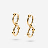 Pianegonda Infinity hoop earrings - ASSOLUTO GOLD - 18 kt Gold