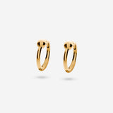 Pianegonda Infinity hoop earrings - ASSOLUTO GOLD - 18 kt Gold