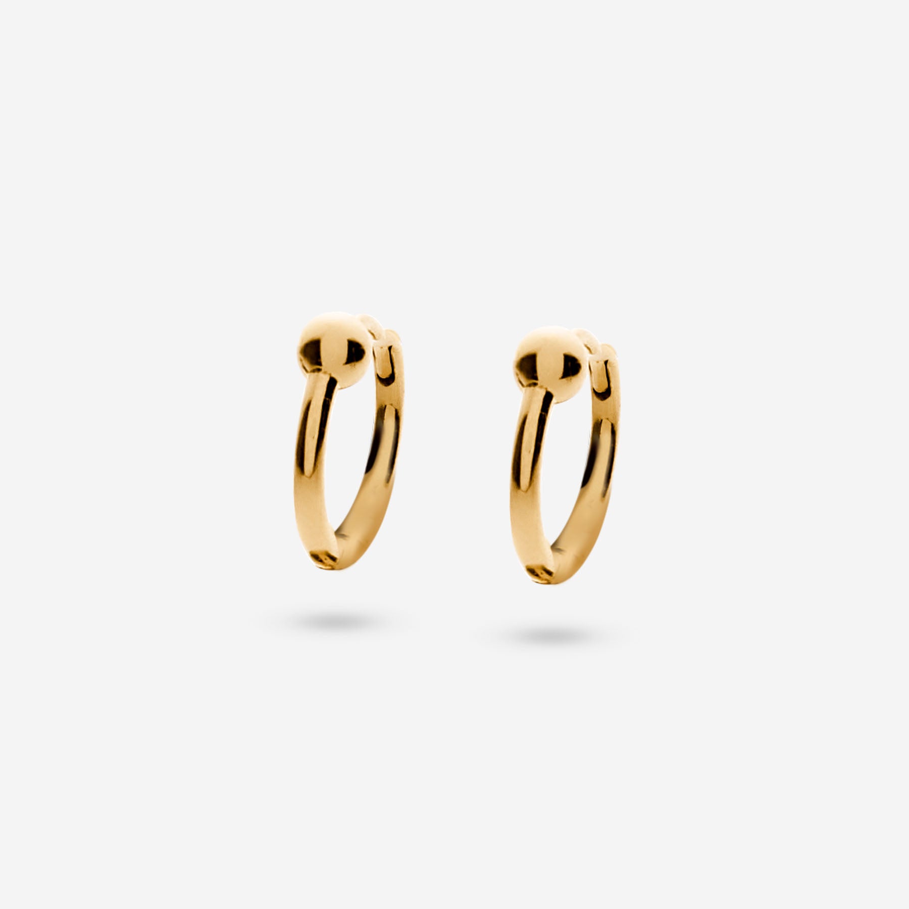Pianegonda Infinity hoop earrings - ASSOLUTO GOLD - 18 kt Gold