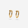 Pianegonda Infinity hoop earrings - ASSOLUTO GOLD - 18 kt Gold