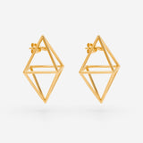 Pianegonda Stud earrings - KOSMOS GOLD - 18 kt Gold