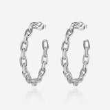 Pianegonda Large hoop earrings - VINCTUM - 925‰ Sterling silver