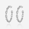 Pianegonda Large hoop earrings - VINCTUM - 925‰ Sterling silver