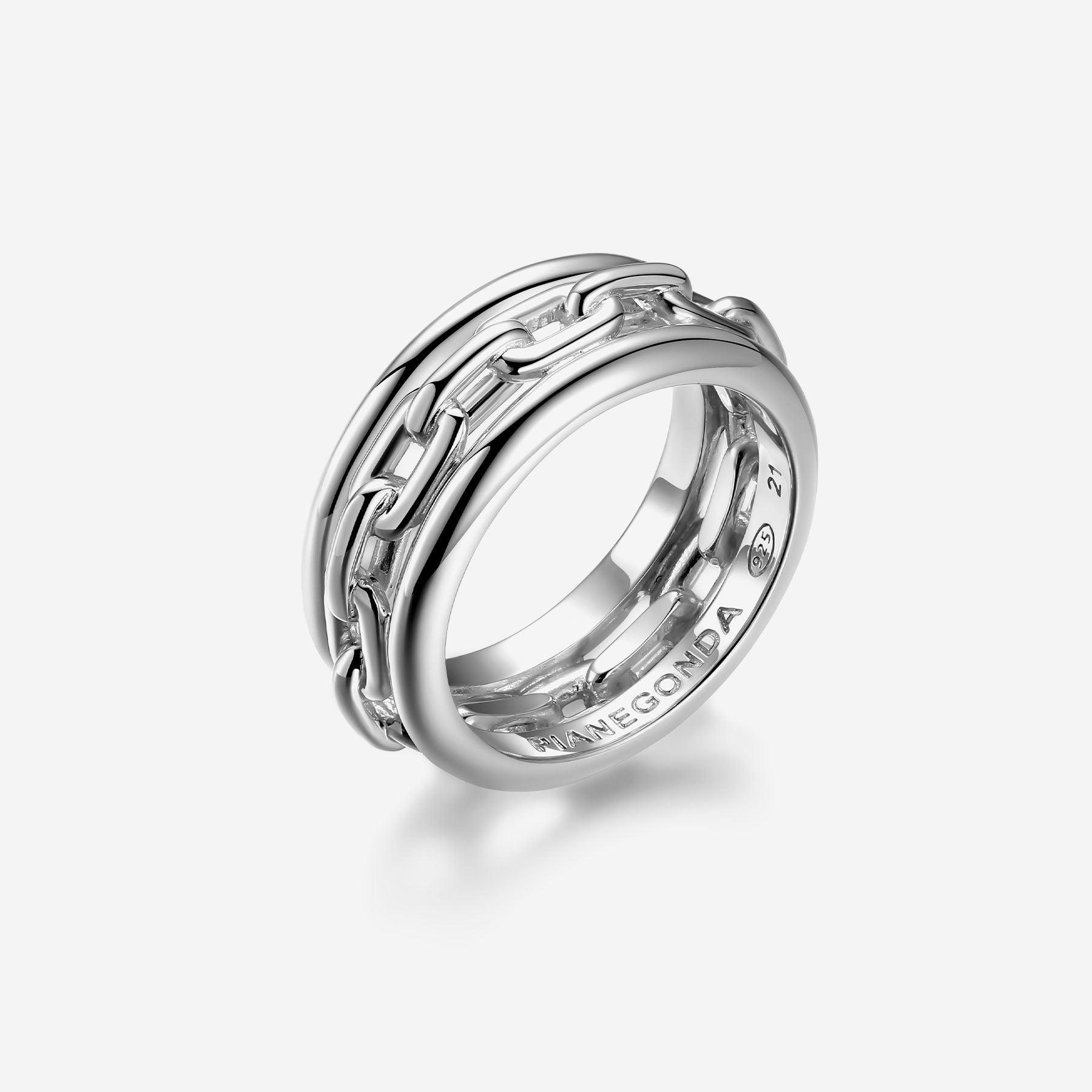 Pianegonda Triple band ring - VINCTUM - 925‰ Sterling silver