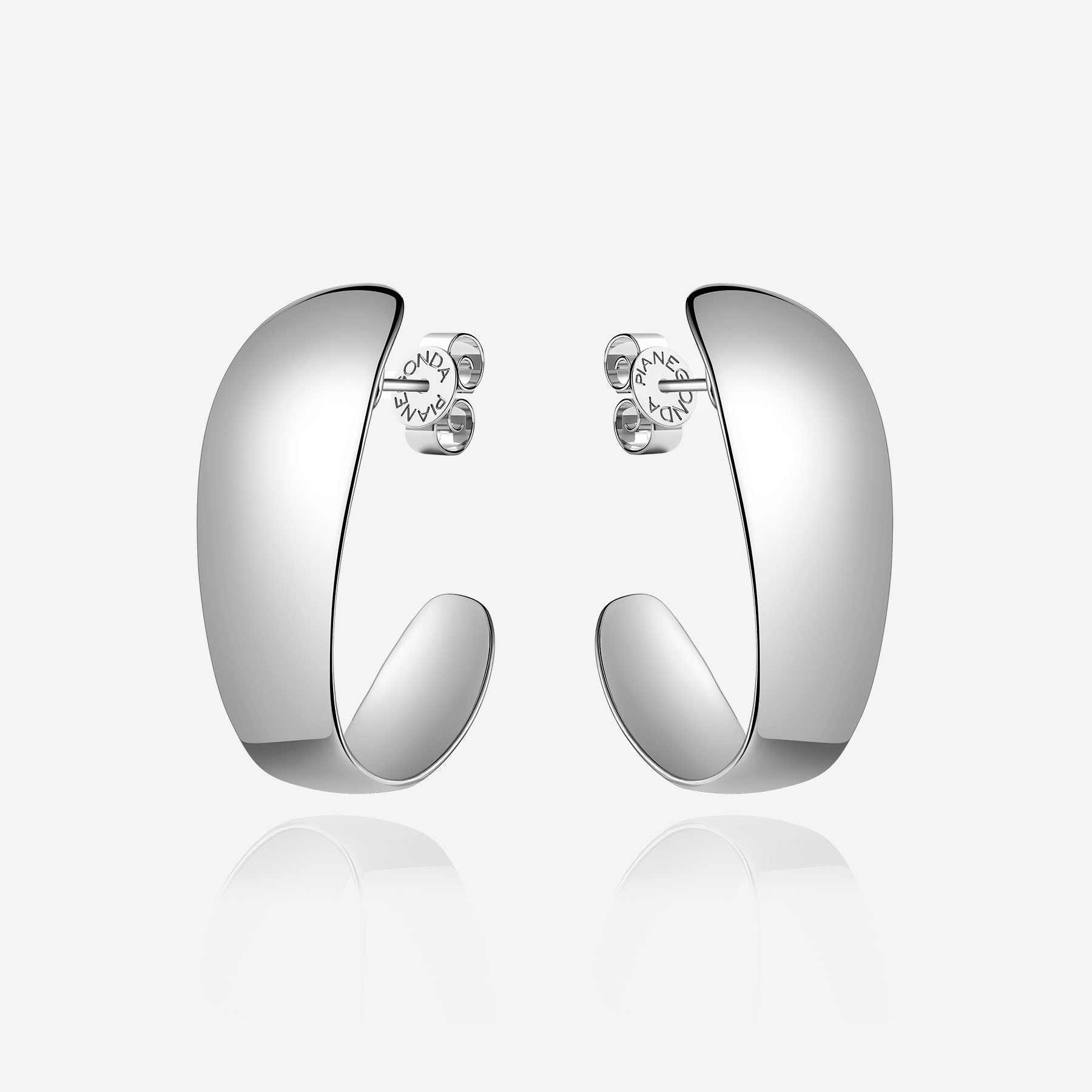 Pianegonda Semicircle earrings - CLIPEA - 925‰ Sterling silver