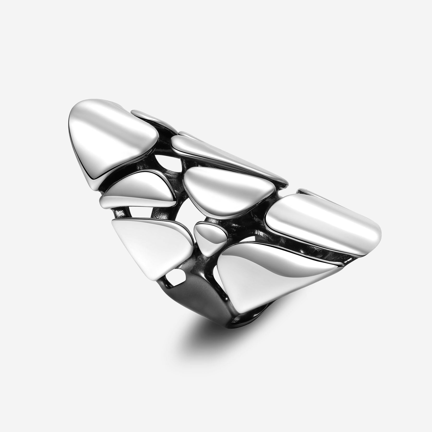 Pianegonda Extended ring - CLIPEA - 925‰ Sterling silver