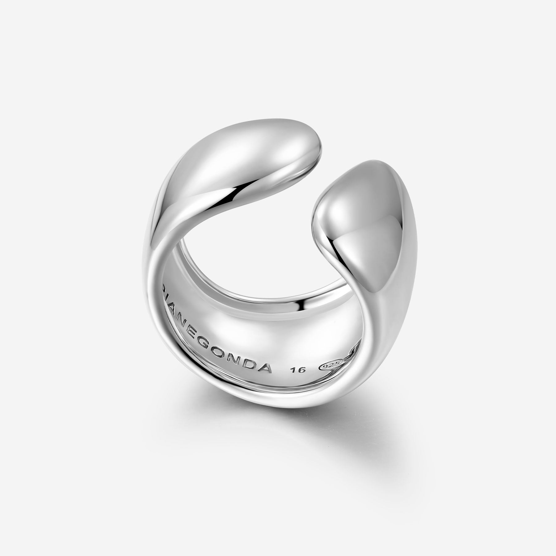Pianegonda Band ring - CLIPEA - 925‰ Sterling silver