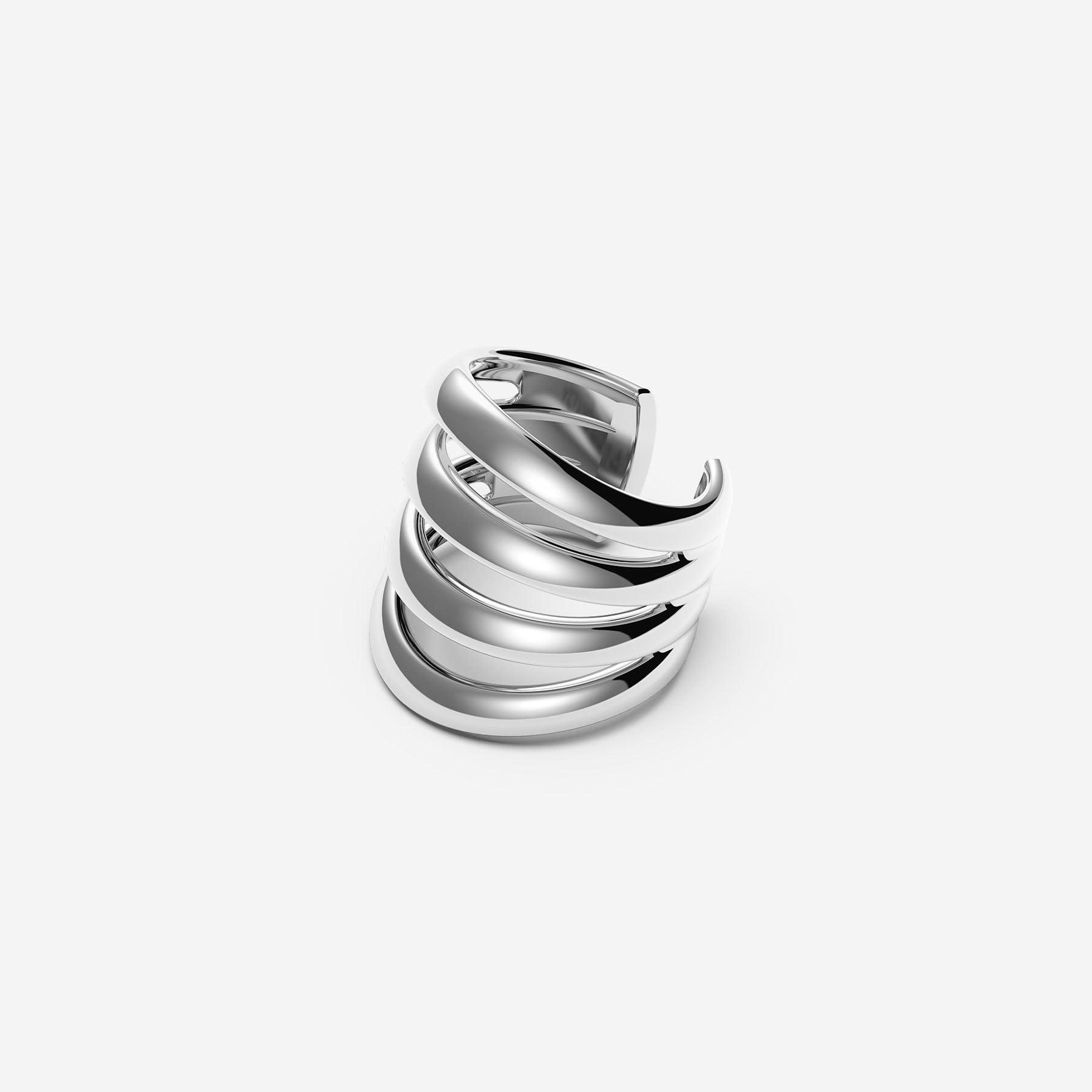 Pianegonda Four-band earcuff - MVP WARDROBE X PIANEGONDA - 925‰ Sterling silver
