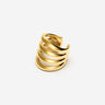 Pianegonda Four-band earcuff - MVP WARDROBE X PIANEGONDA - Brass, 18 kt Gold Plating