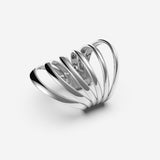Pianegonda Six-band ring - MVP WARDROBE X PIANEGONDA - 925‰ Sterling silver