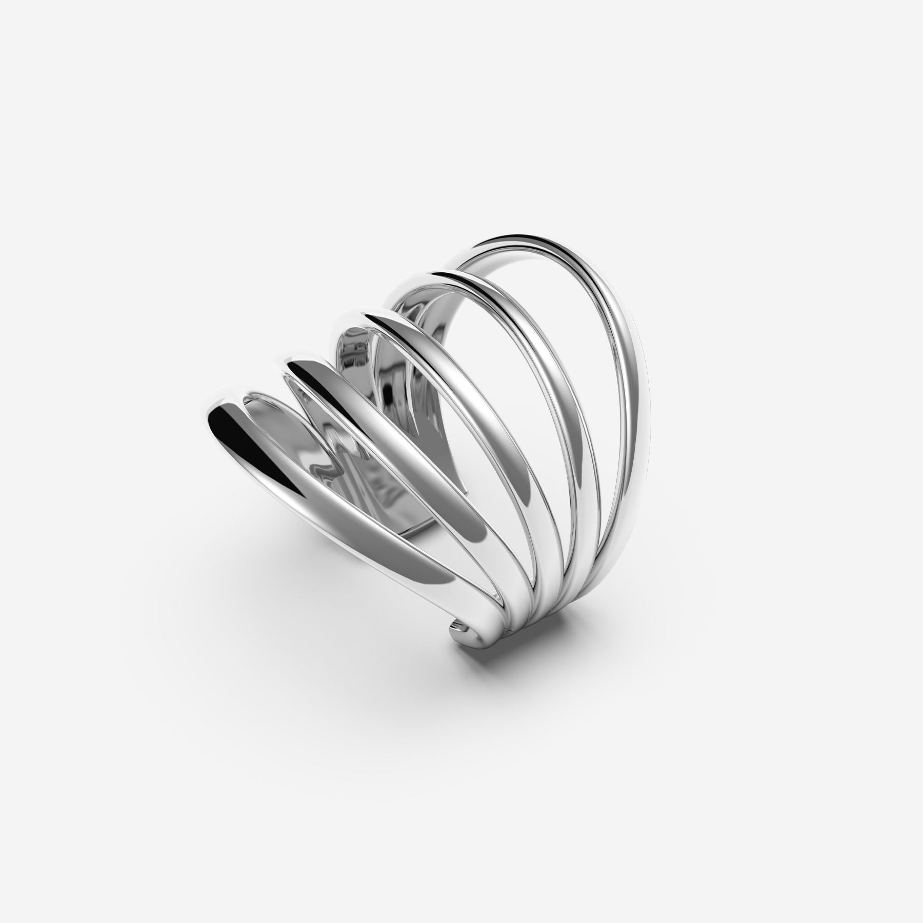 Pianegonda Five-band ring - MVP WARDROBE X PIANEGONDA - 925‰ Sterling silver