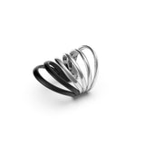Pianegonda Bi-color six-band ring - View 6