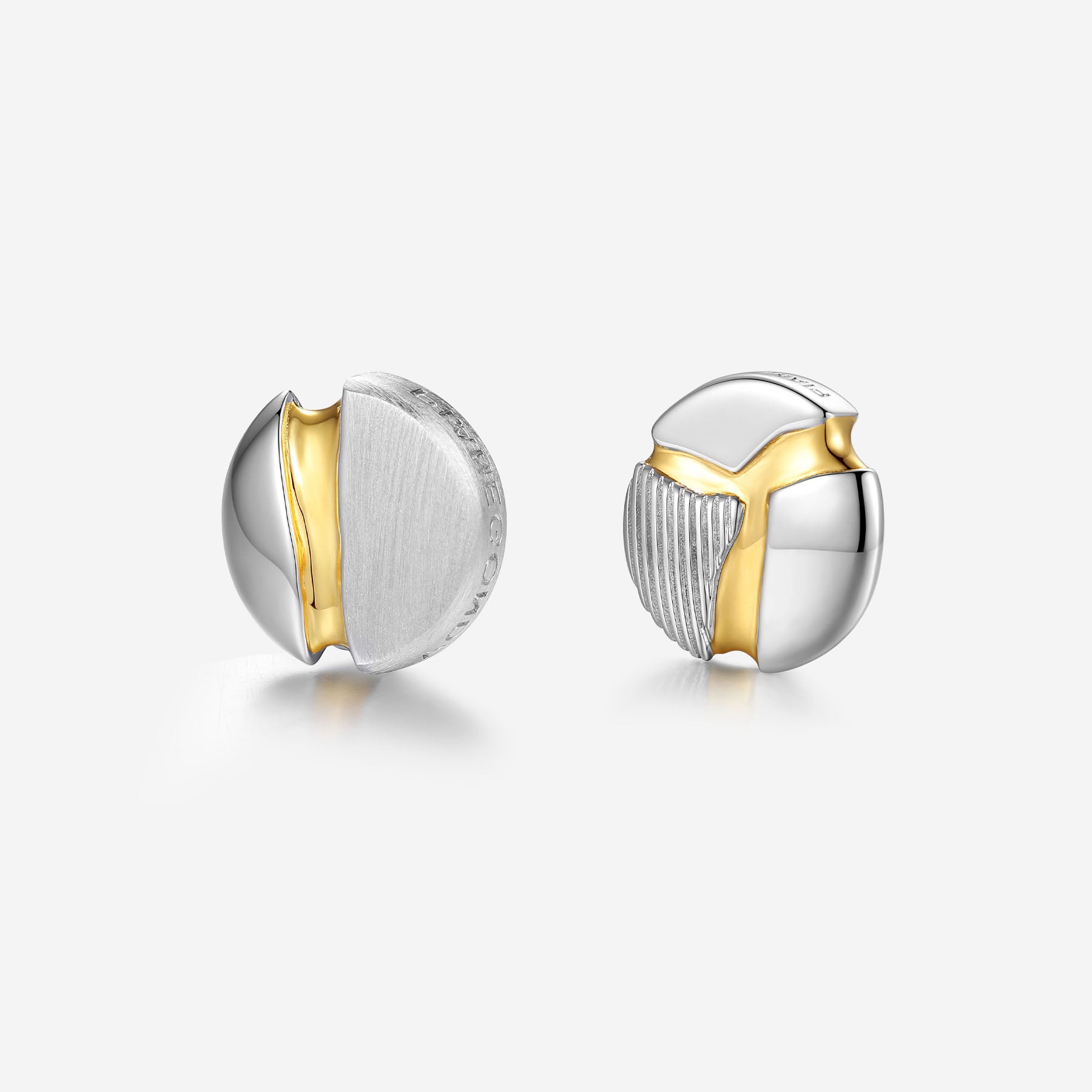 Pianegonda Buttons - IMPERFECTUM - 925‰ Sterling silver, Gold Plating