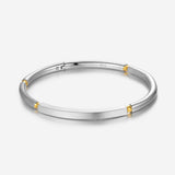 Pianegonda Rigid bracelet - IMPERFECTUM - 925‰ Sterling silver, 18 kt Gold Plating