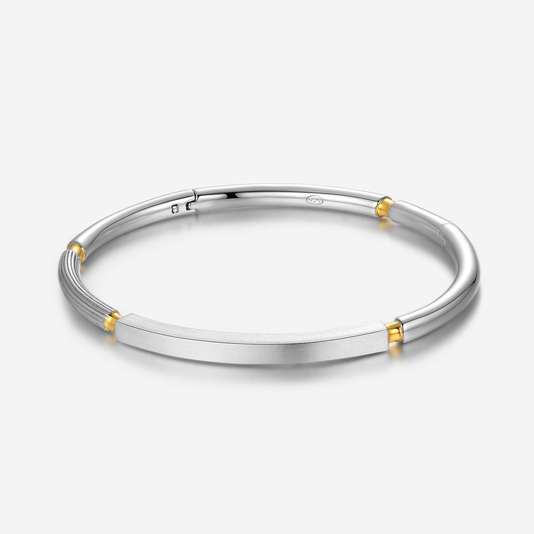 Pianegonda Rigid bracelet - IMPERFECTUM - 925‰ Sterling silver, Gold Plating