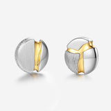 Pianegonda Stud earrings - IMPERFECTUM - 925‰ Sterling silver, 18 kt Gold Plating