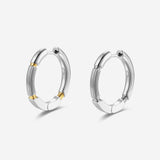 Pianegonda Hoop earrings - IMPERFECTUM - 925‰ Sterling silver, Gold Plating