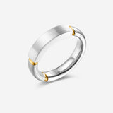 Pianegonda Band ring - IMPERFECTUM - 925‰ Sterling silver, 18 kt Gold Plating