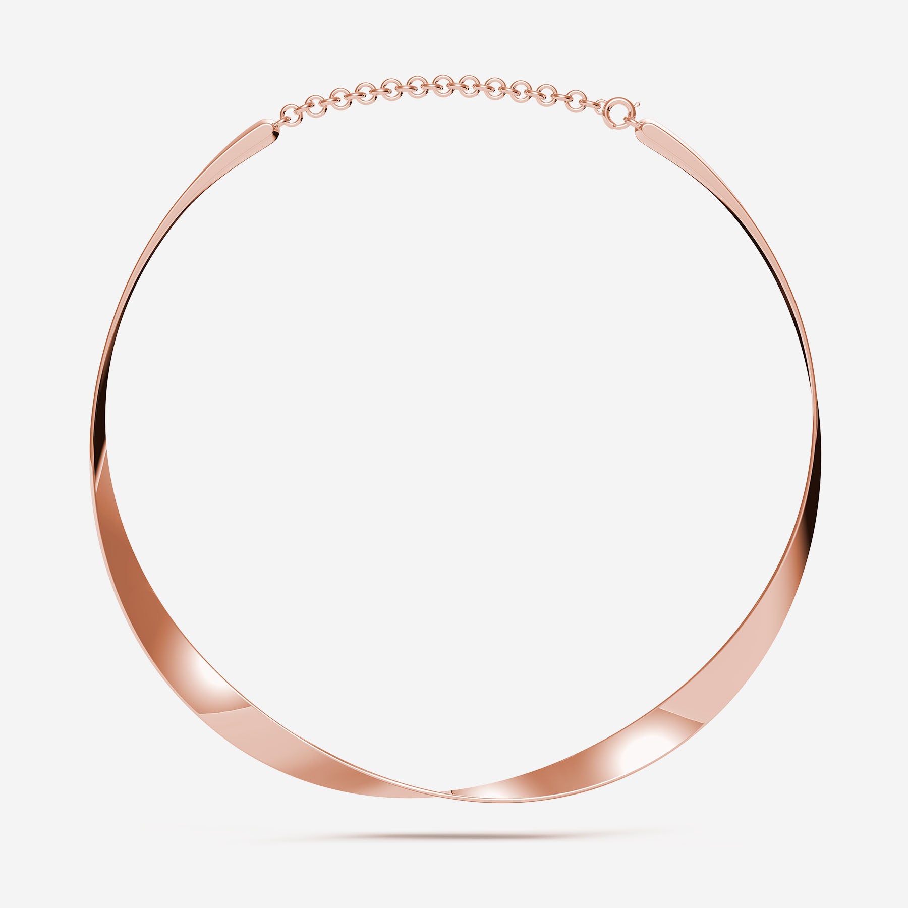 Pianegonda Rigid choker - SCRIPTA - Brass