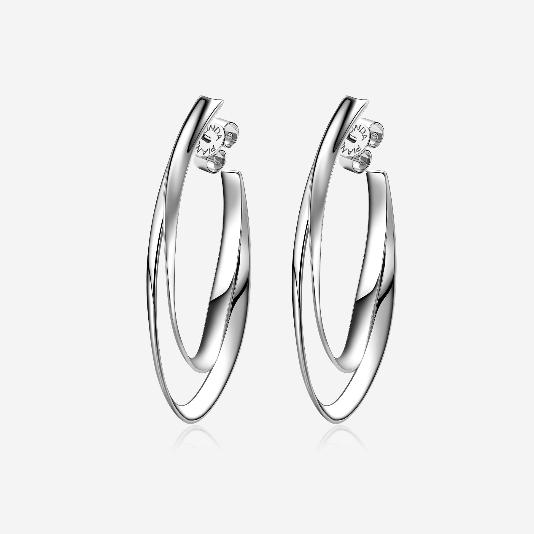 Pianegonda Hoop earrings - SCRIPTA - 925‰ Sterling silver