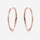 Pianegonda Oval hoop earrings - SCRIPTA - Brass